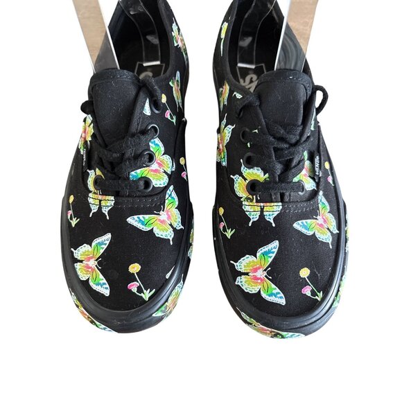 Vans‎ Stacked Morph Blackout Glow in the Dark Sneakers Butterflies Size 7.5 NWOB - Picture 9 of 12